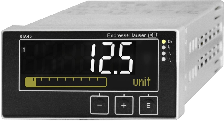 Field meter RIA46 with control unit for monitoring and indication of analog measured values