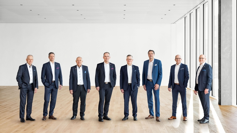 The Executive Board of the Endress+Hauser Group.